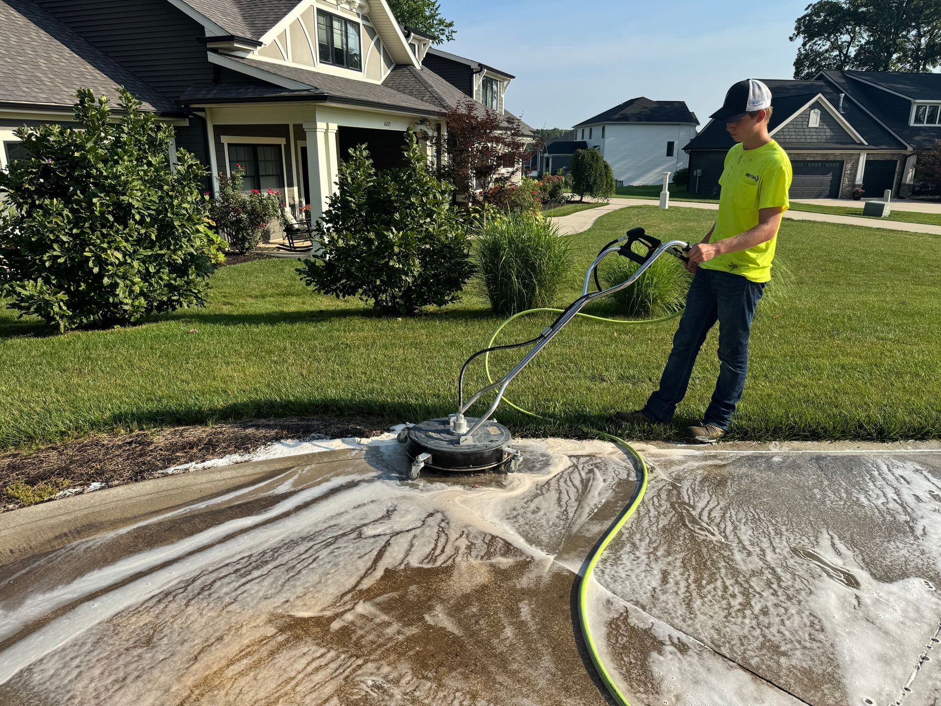 Driveway Pressure Washing